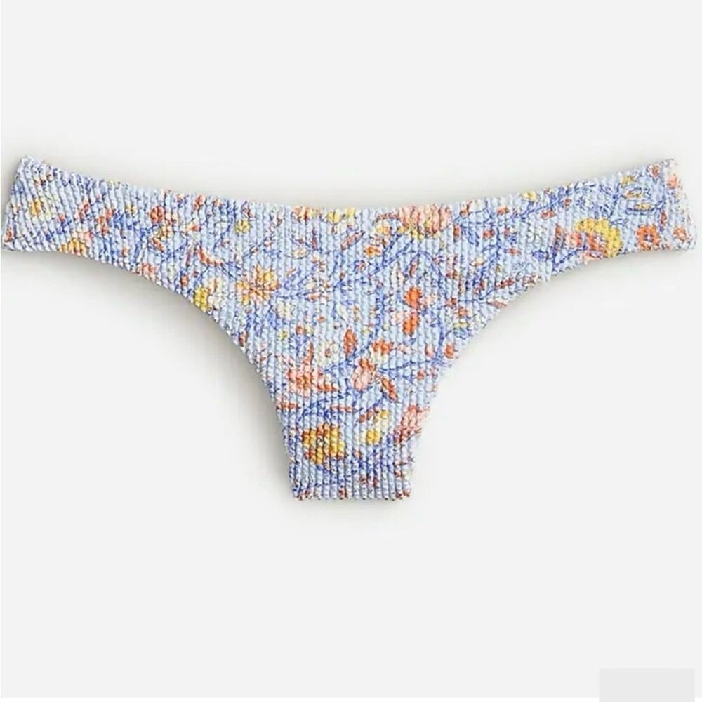 J. Crew Scrunchie Hipster Bikini Bottom in Afternoon Floral Women's Medium $59